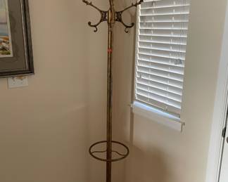 Brass Coat/Hat Tree