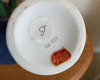 Lefton China Hand Painted Floral Vase/Pitcher