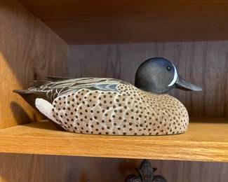 Gosset's Wood Carved/Painted Blue Winged Teal Drake
