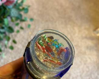 Cobalt Blue Blown Glass Kaleidoscope