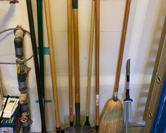 Assortment of Rakes & Shovels
