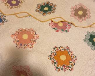 Grandmother's Flower Garden Quilt