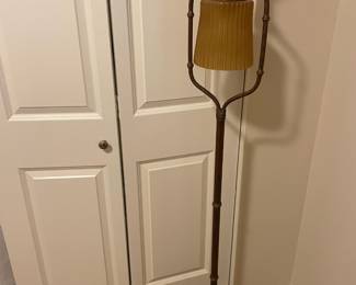 Bronze Tone Bell Shade Floor Lamp