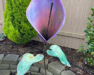 Pink/Purple Calla Lily Outdoor Decor