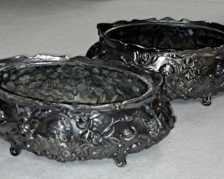 Silverplate, pewter, copper and brass