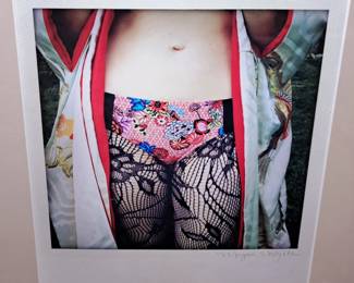 Framed photos. Signed Megan Wyeth photos