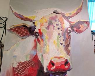 30+ pcs. of framed and unframed artwork-oils, prints, posters and photos