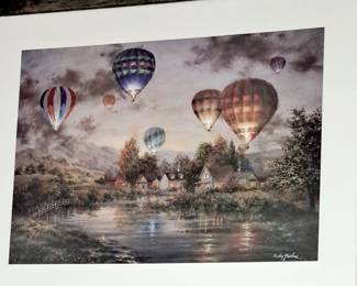 "Balloon Glow" framed print by Nicky Boehme