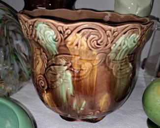 J. B. Owen's majolica jardiniere
