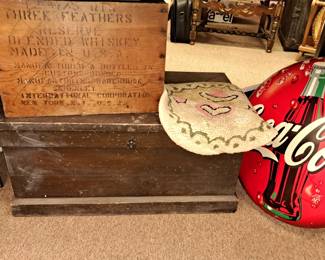 1980's plastic Coca-Cola round wall advertising