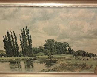 Vintage framed art