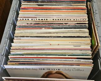 $1 record bins