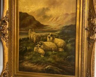 Frank M Bennett, Scottish Highland Sheep