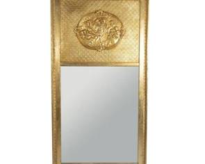 Very nice gilt french mirror standing 70"x30"