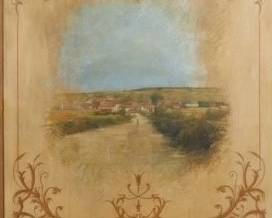 This is a Continental School, very large Oil Painting on Canvas at 72.5" x 53.3"  Orrinally sold at Maison Felice, palm springs Ca to Estate in Pacific Palisades, Ca. at a sale price of over $12K.  