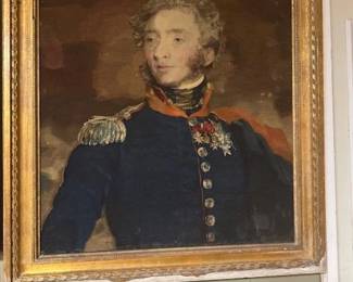 George III  framed Aubousson tapestry