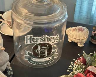 Vintage oversize Hershey's Candy Jar