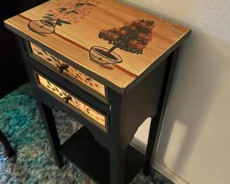 Another shot of the decorative side table