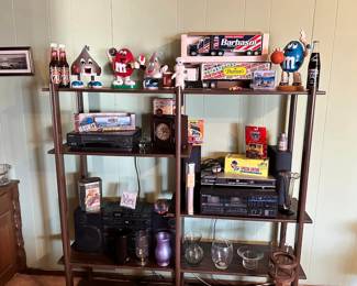 Collectibles! Working turntable and dual cassette with receiver and speakers! Additional CD/Cassette and Receiver with speakers (SONY).