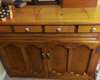 Large antique buffet.