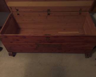 Cedar chest.