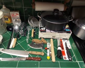 Kitchen utensils.