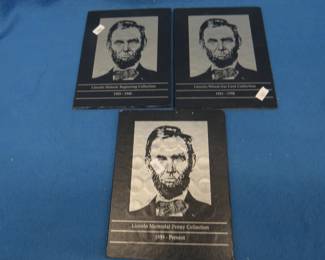 Lot 100. Three Lincoln Penny Books including 1909 VDB.