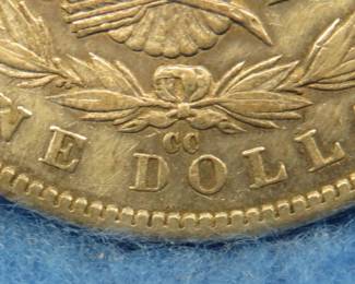 Lot 61. 1884 CC Morgan Silver Dollar