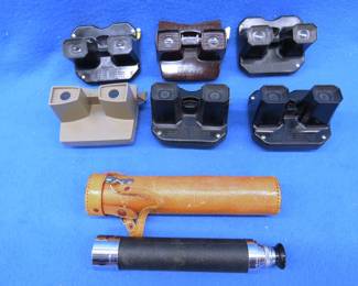 Lot 244. Six View-Masters and a telescope