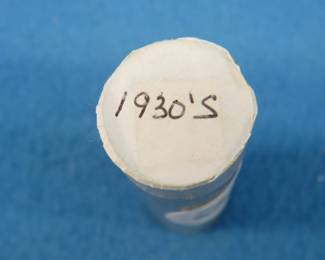 Lot 205. Fifty Wheat Pennies form the 1930s