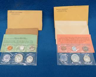 Lot 81. 1956 P and 1964 P US Mint Proof Sets