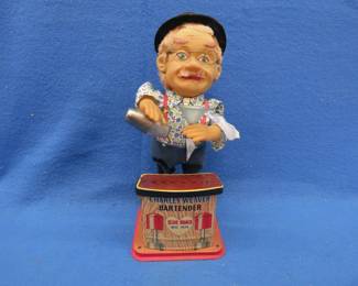 Lot 237. Charlie Weaver battery-operated bartender. Does not work.