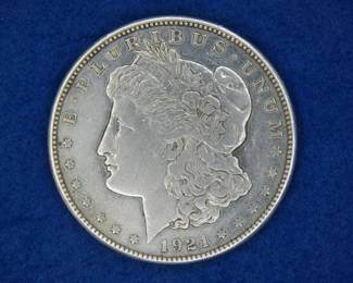 Lot 156. 1921 S Morgan Silver Dollar