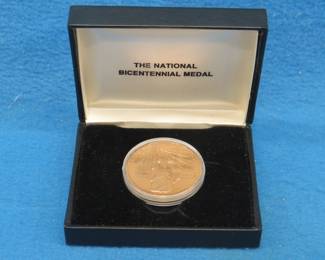 Lot 191. The National Bicentennial Medal and box