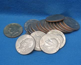 Lot 152. 20 Eisenhower Dollar Coins