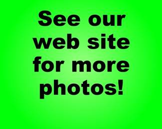 See our web site for more photos!