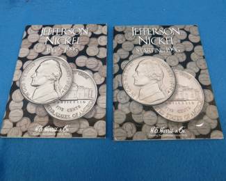 Lot 110. Jefferson Nickel folders startling in 1962 and 1996 with nickels as shown in the photos