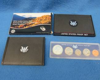 Lot 79. Four Mint Sets including Silver Quarters