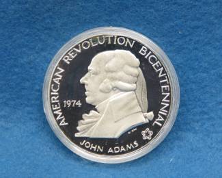 Lot 182. 1974 Bicentennial Medal Commemorating The First Continental Congress with COA