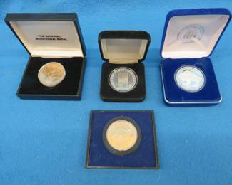 Lot 107. God Bless America September 11, 2001 Commemorative Coin with 1 troy oz of .999 silver and more