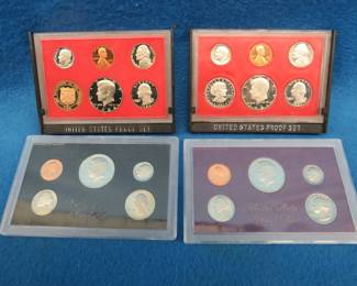 Lot 78. 1981,1982, 1983 and 1984 US Mint Proof Sets
