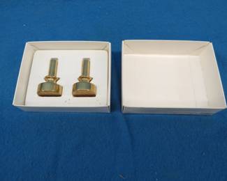 Lot 233. Hans-Agne L92 brass candlesticks in the original box