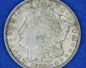 Lot 172. 1921 P Morgan Silver Dollar