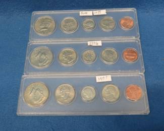 Lot 218. 1995/96/97 Birthday Coin Sets