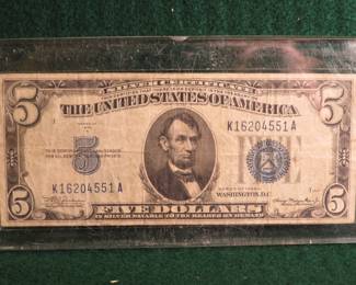 Lot 35. $5 Silver Certificate Series 1934 A