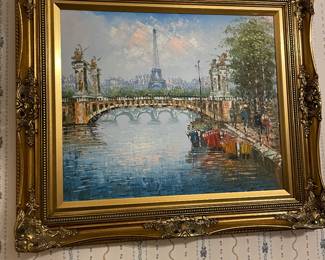 Paris Oil painting 