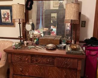 Antique Oak Dresser 
