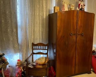 Another armoir, Antique Chair