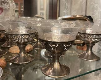 Two Sets of Sterling Sherberts