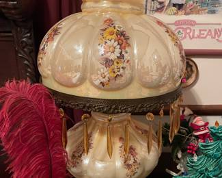 Brown Gone With The Wind Lamp